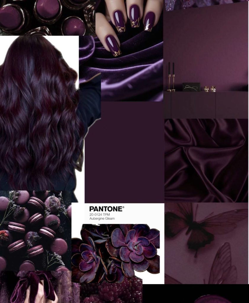 Колір Plum (Aubergine Gleam) — сливовий