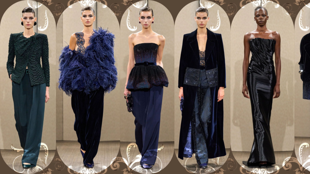 Armani Privé Couture 2026: показ темної елегантності та кутюрної майстерності - image 4 - APRIL Journal Armani Privé Couture 2026: показ темної елегантності та кутюрної майстерності