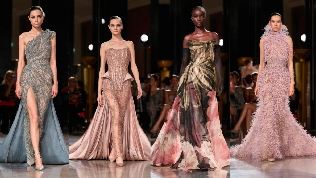 Elie Saab Couture 2026/27: бал-маскарад, темна романтика й сукні для великого виходу - image 8 - APRIL Journal Elie Saab Couture 2026/27: бал-маскарад, темна романтика й сукні для великого виходу